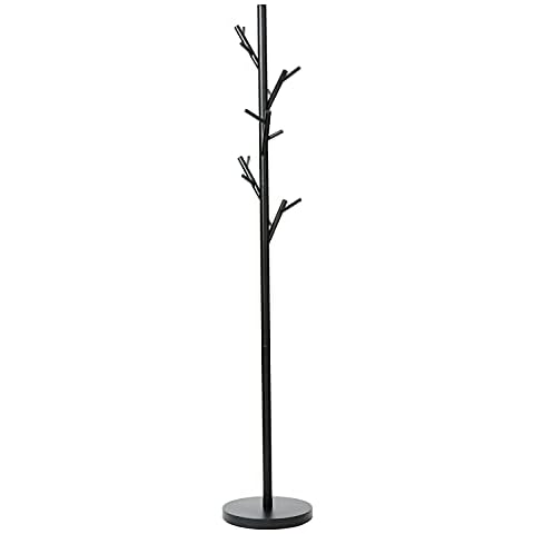 Love it Store it Loft Metal Coat Stand - Modern Jacket Stand for Hallway, Bedroom, Office - 170 cm High, Stable - Matt Black Cover