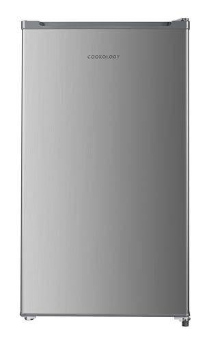 Cookology UCFZ60 48cm 60 Litre Capacity Freestanding Undercounter Freezer, Featuring a Practical Reversible Door, with 3 Large Drawers and a 4 Star Freezer Rating - In Grey