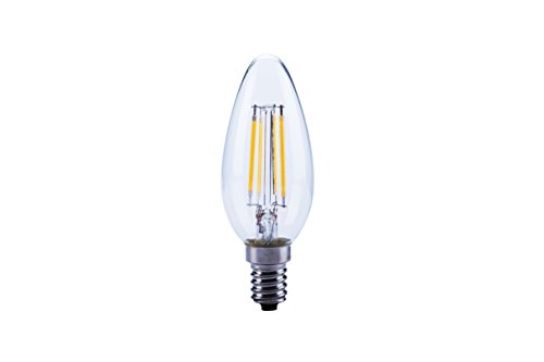 Preisvergleich Produktbild LED Filament Kerze 4W (40W) E14 827 360° KLAR