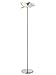 Lite Source LED Floor LAMP, Brushed Nickel, LED Panel 12.5Wx4 LS-83210BN, Silver, 71.00x14.00x14.00