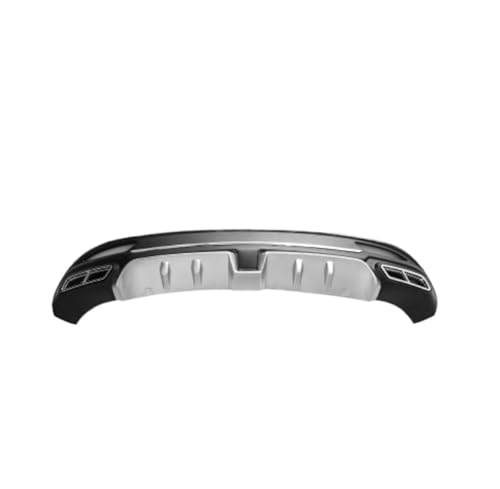 Difusor de parachoques trasero para Hyundai Sonata 8 2011-2014 en ABS negro y plata OZCCH