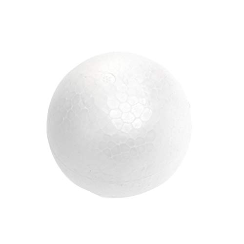 10pcs Christmas Ball Ornaments Ball Crafts Shapes Craft Balls (6cm), White, 6 CM - Image 3