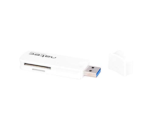 Lector DE Tarjetas NATEC Scarab SD Micro SD USB 3.0 Blanco Cover