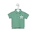 TOUS BABY - Polo a maniche corte per bambino, dettaglio di stella e orso sul petto. Colori: giallo, corallo, Celeste e Bruma (taglie: 1 mese a 4 anni). Nebbia (bruma) 3-6 Mesi