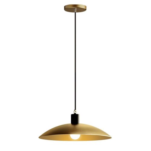 Lámpara de latón suspendida de diseño industrial para cocina