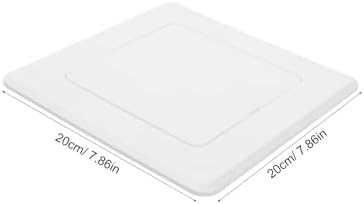 HOLIDYOYO Alçıpan Kapı Erişim Paneli: Muayene Portu Kapağı - Modern Elektrik Duvar Koruyucu Kapak - 20 x 20 cm Tesisat Erişim Kapıları - Kendinden Yapışkanlı Montaj - Görsel 7