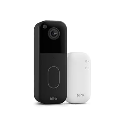 Nuevo sistema de videotimbre Blink | Vídeo HD de cuerpo entero autonomía de dos años configuración sencilla IP-65 | Compatible con Alexa | Módulo de sincronización básico incluido negro