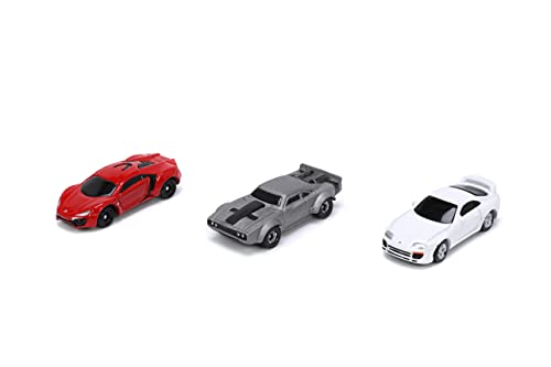 Jada Toys 3-Pack Vehículos Die-Cast Fast & Furious 1.65" miniatura 1