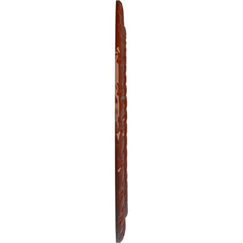 Image of Ekena Millwork CM10CLFIF 10-5 /8 inch x 5-3 /4 inch x 1 /2 inch Claremont Ceiling Medallion, FireBrick