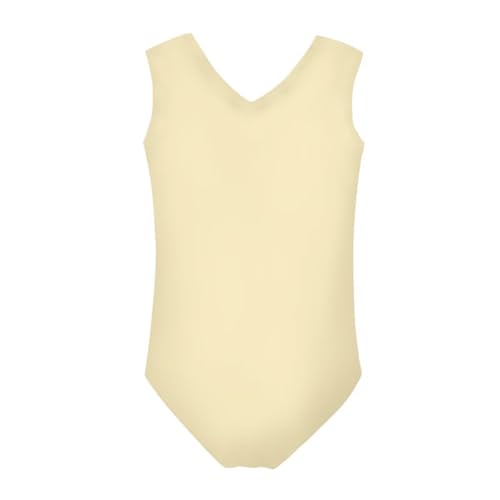 Image of KEIAHUAN Gymnastics Leotards for Girls Sleeveless Bodysuit Dance Leotards Performance Costume