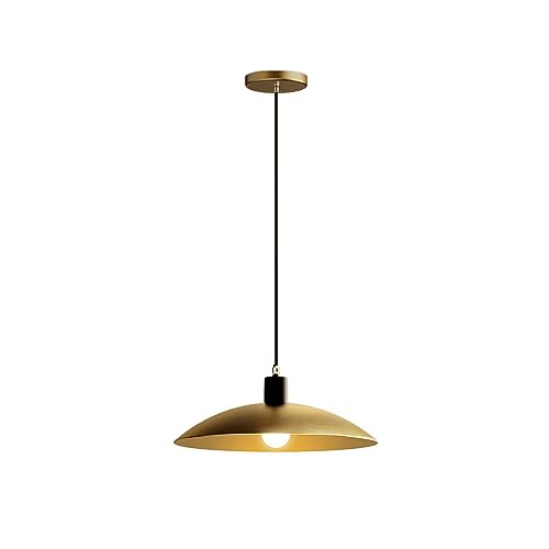 Lustre de style simple E27 suspension plafonnier design soucoupe