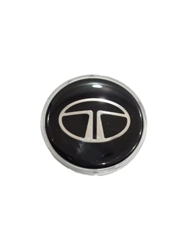 Image of Auto-Ex Car Alloy Wheel Cap Wheel Hub Caps Centre Cover Black Compatible /Replacement for Tiago (2019 to Now) / Nexon (2019 to August 2023)