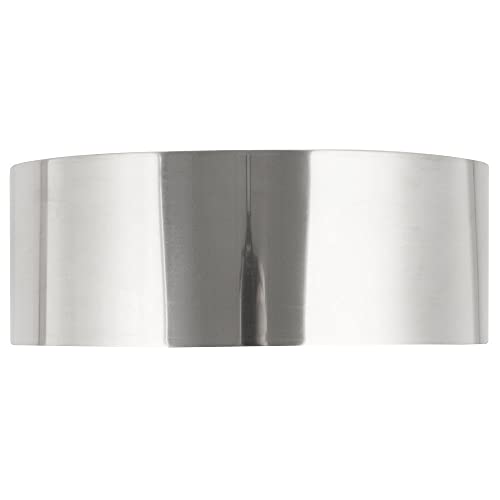 Image of KMW Stainless Steel Cake Ring 10 inch x 2 inch (0.9mm) | Professional Baking Mold for Perfectly Shaped Cakes, Tarts, and Pastries | Heavy-Duty, Even-Heat Distribution, Easy Release