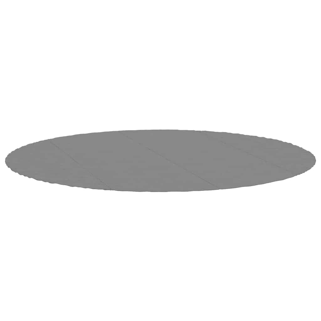 Telo per pavimento piscina grigio chiaro 458 cm poliestere geotessile
