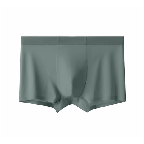 Boxer homme ultra-respirant et sans couture en nylon soie givrée