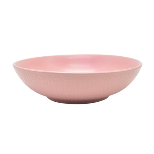 ECHTWERK Blanka Servizio da tavola vintage da 18 pezzi per 6 persone Elegante design naturale con struttura in terracotta con 6 piatti da pranzo, 6 piatti da dessert, 6 piatti fondi, rosa - immagine 4