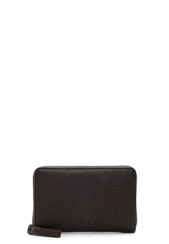 Portefeuille zippé marron spacieux pour ranger vos cartes et papiers sans l'encombrer