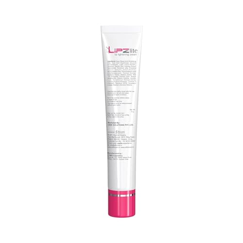 Lipzlite Lip Cream for Dark Lips | Helps Reduce Pigmentation & Discoloration | Moisturizes & Softens Lips - 15g Pack of 1