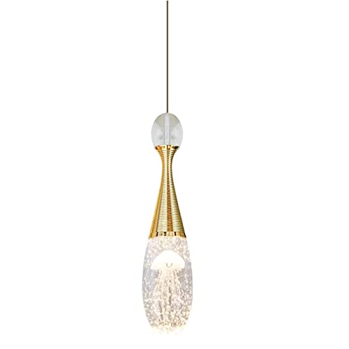 Lustre suspension cristal LED 5W : finissez-en avec les lumières agressives en salle