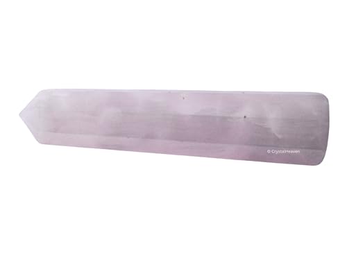 Image of Certified Pink Calcite Crystal Tower Obelisk Point For Chakra, Healing And Balancing - Aaa Grade Original Certified Gemstone Agate For Reiki Meditation Yoga Spiritual (3-4 Inches)
