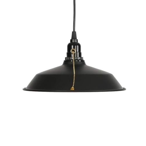 Suspension industrielle acier noir pour cuisine et restauration
