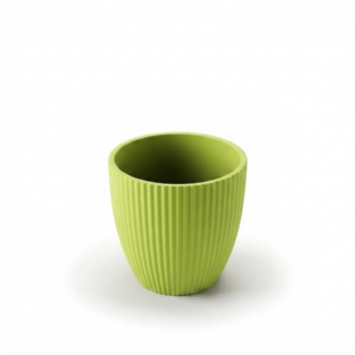 Image of Plastic Flower Pot for Indoor & Outdoor Plants | Decorative Round Planter | Lightweight Garden Pot
