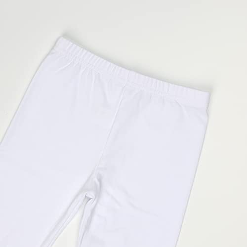 Image of HOOLCHEAN Baby Toddler and Little Girls Cotton Ruffle Leggings