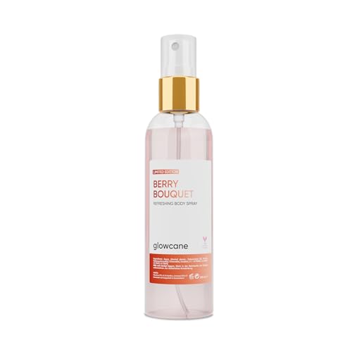 glowcane Berry Bouquet Body Spray Damen | Fruchtiger & süßer Duft | Limitierte Edition | Geschenke für Frauen | Schadstofffrei | Tierversuchsfrei & Vegan