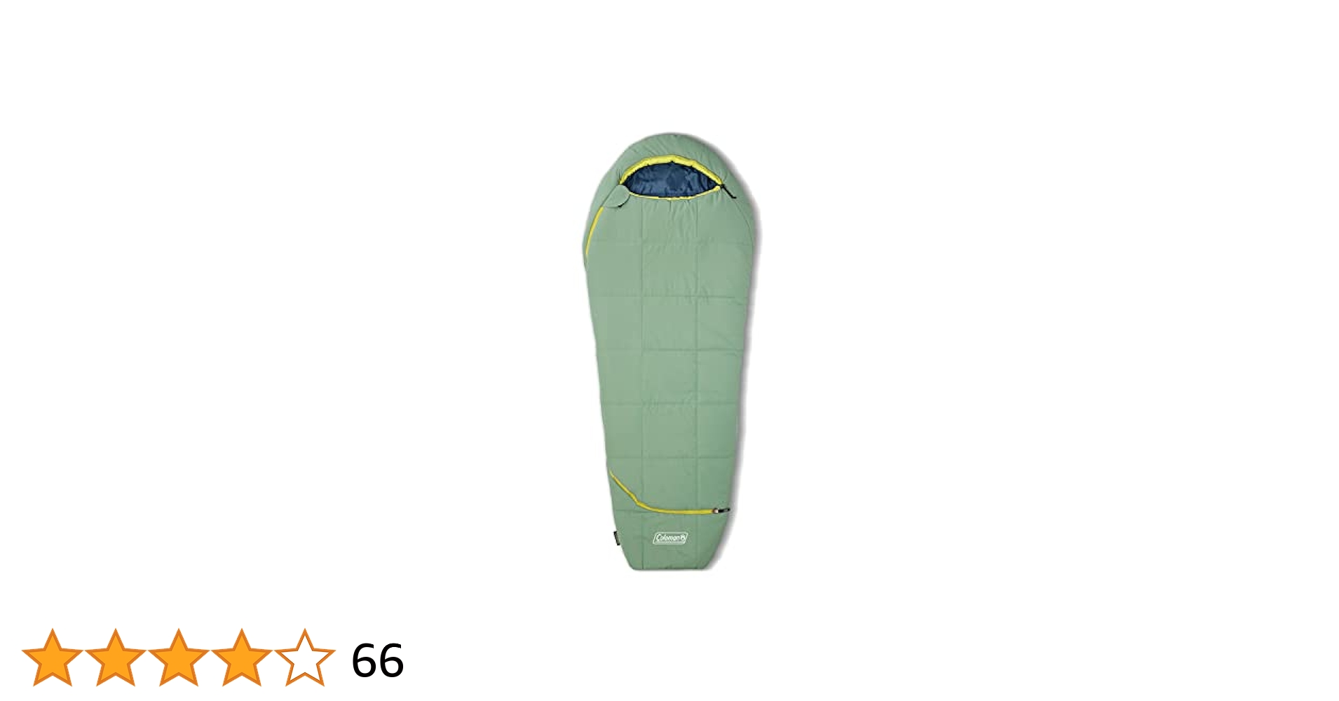 Coleman Big Bay Mummy Sleeping Bag, Cool-Weather -6°C
