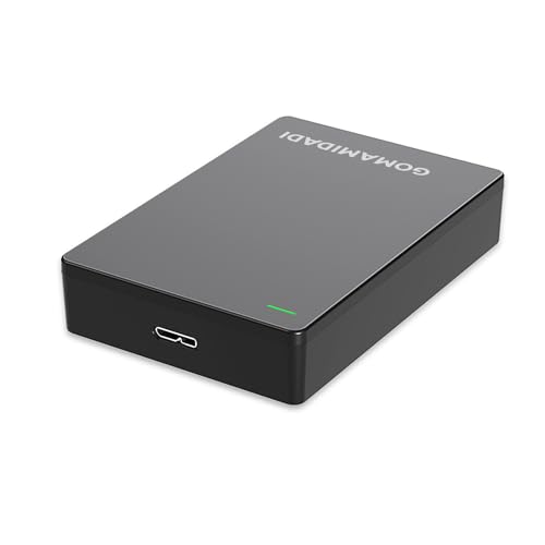 Caja externa para disco duro 2.5 pulgadas dual con USB 3.0 miniatura 1
