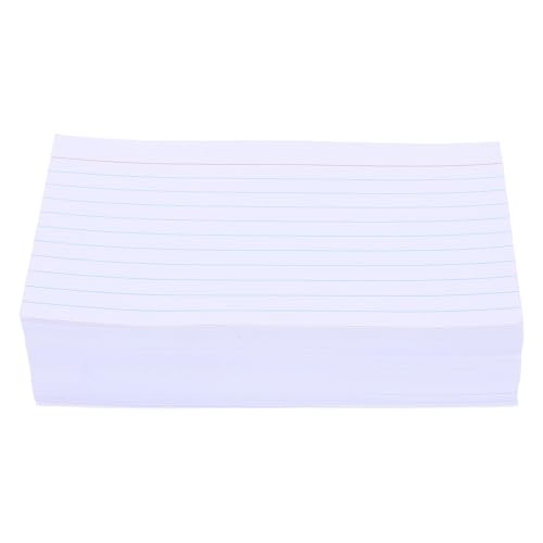 Fiches de révision pour l'école fiches horizontales lignées 12,5 x 7,5 cm pour discours