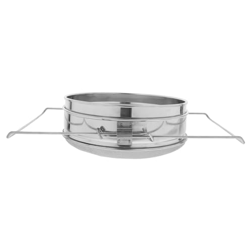 BESTonZON Filtro De Miel Quilates Herramienta De Equipo De Apicultura Herramientas De Apicultura Coladores y Coladores Metalicos Suministros De Abejas Seive Cedazo Plata Acero Inoxidable