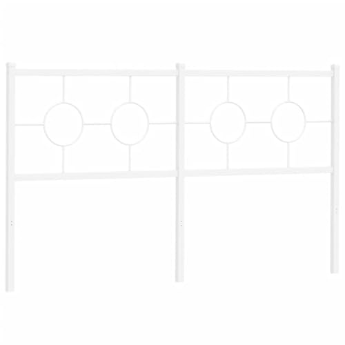 VidaXL Cabecero de Metal Blanco 150 cm