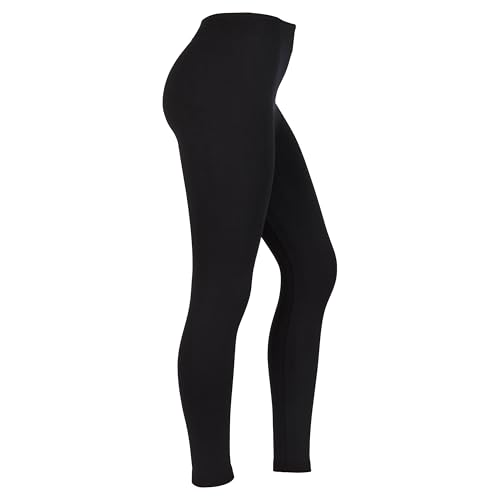 GOLD MEDAL Women's Cozy Fleece-Lined Leggings – Cozy, Warm, and Stylish Black S/M