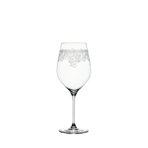 Spiegelau Rotweingläser 810 ml, 2 Stück, Arabesque, 4192265, Bordeaux Gläser aus Kristallglas, Weingläser Rotwein spülmaschinenfest