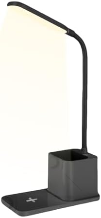 Lampe de Bureau,Lampe De Table LED Avec Chargeur Sans Fil Et Port...