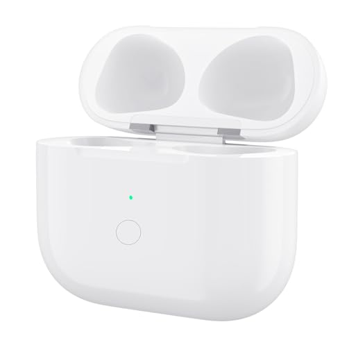 【Per la ricarica e la sincronizzazione】: La custodia di ricarica sostitutiva per AirPods di terza generazione non solo ricarica gli auricolari ma si sincronizza anche con il telefono o l'iPad. Prestiamo molta attenzione alle preoccupazioni dei clienti e affrontiamo rigorosamente i problemi di qualità del prodotto