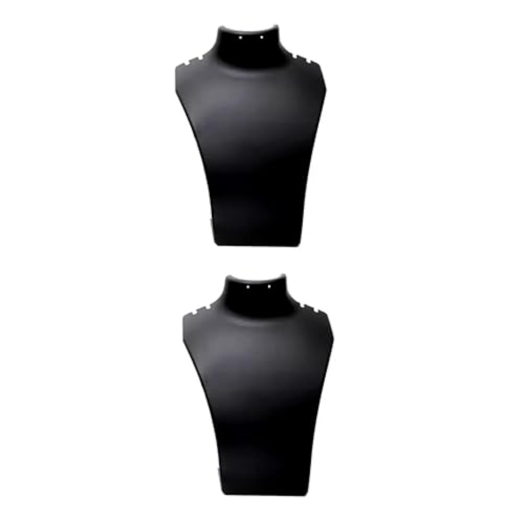 Black Diamond Curved Shaped Plastic Display Stand for Necklaces