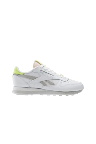 Image of Reebok CLASSIC LEATHER, Women Shoes, FTWWHT /PUGRY2 /ACIYEL, 36