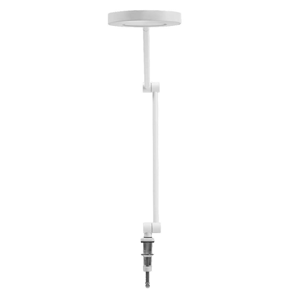 LEDVANCE SunHome Panan Desk Disc lampada da scrIvania, bianca, 15W, 1200lm, luce bianca regolabile (da 2200K a 5000K), dimmerabile, adatta automaticamente la luce al bioritmo, IP20