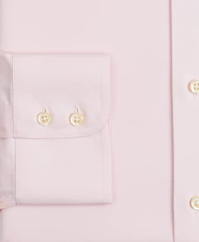 Brooks Brothers Men's Non-Iron Stretch Twill Solid Ainsley Spread Collar Dress Shirt4