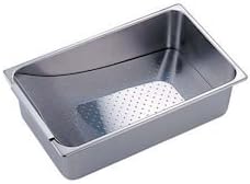 Honma Seisakusho AMK0202 Easy Mixing Plate, For 1/1 x H150, 18-8 Stainless Steel, Japan