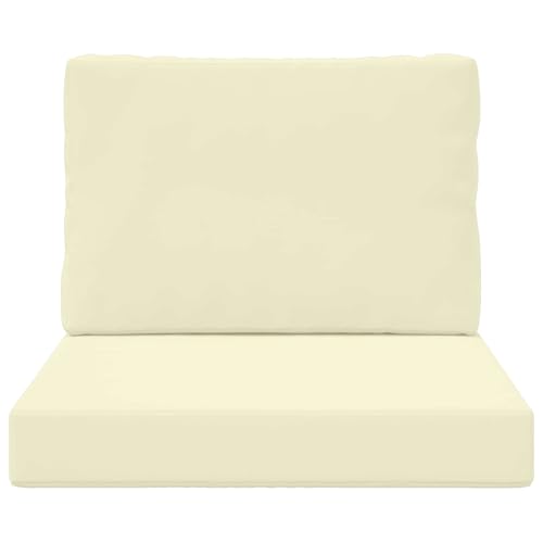 Coussins de canapé d'extérieur en polyester imperméable 60x60 crème