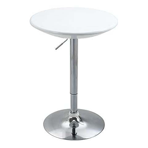 HOMCOM Adjustable Height Round Bar Table Cover