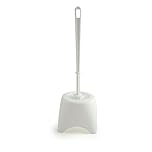 Bentley Toilet Brush Set with Potted Holder, White, M