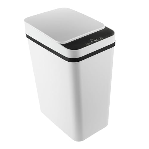 Papelera automática rectangular con sensor de movimiento miniatura 1