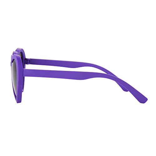 Foster Grant Girls Maggie Sunglasses, Bright Purple, 45 US4