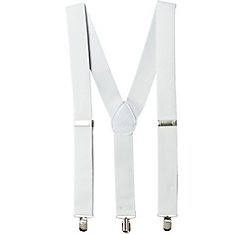 krystle Men'S Solid Cotton White Suspender-picture-23