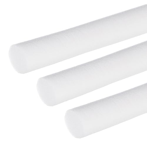Image of PATIKIL 2 Inch x 7 Feet Backer Rod for Gaps and Joints, 3 Roll Foam Rope Caulk Crack Joint Filler Roll Seal Weather Strip for Home Construction Car, White