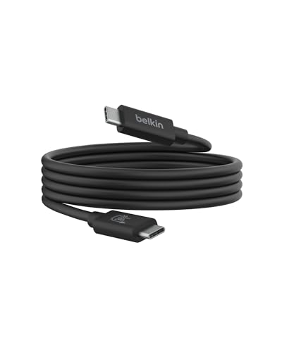 Image of Belkin USB4 Cable, 240W, 20Gbps, 1.2M | USB-C to USB-C fast charging and data transfer, compatible with MacBook, laptop, and Windows PC